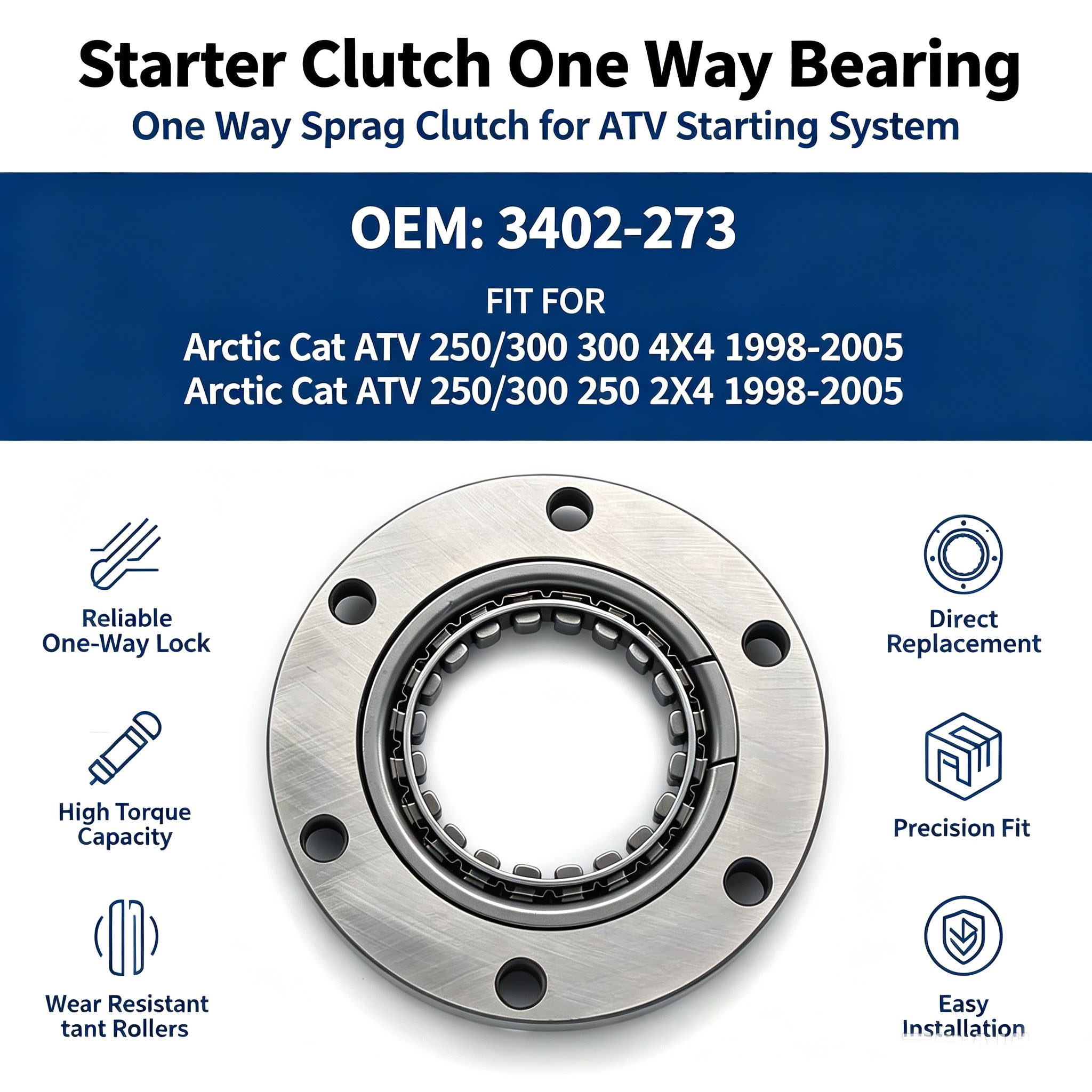 Motorcycle Gear Jammer - Motorcycle Starter Motor One Way Clutch