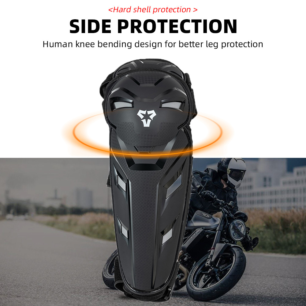 Black Motorcycle Knee & Elbow  - Motorcycle Wearing Gear 评论和价格
