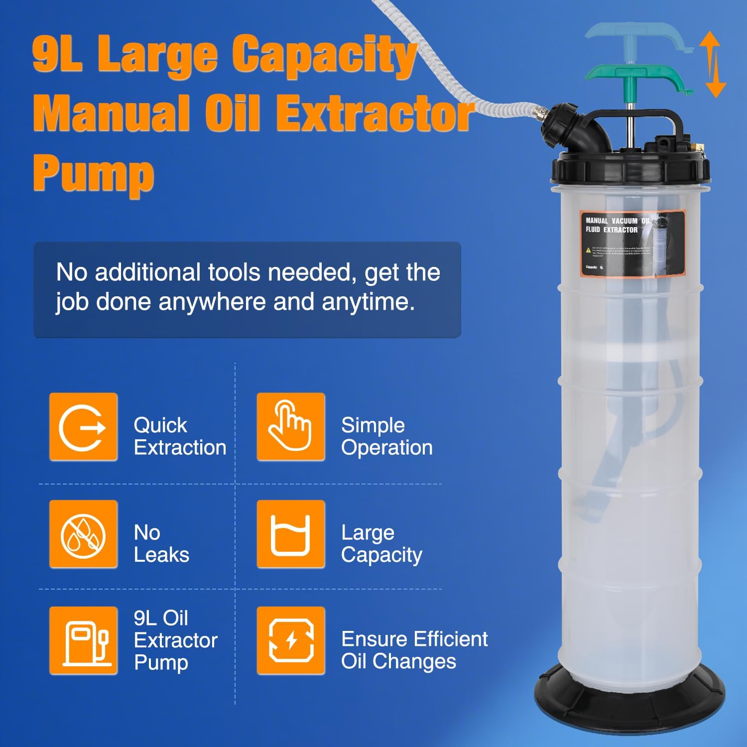 GOOACC Oil Extractor Pump 9L M - Motorcycle Gear Oil 评论和价格
