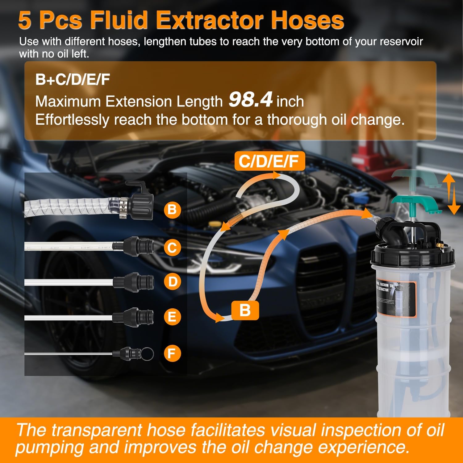 GOOACC Oil Extractor Pump 9L M - Motorcycle Gear Oil 评论和价格