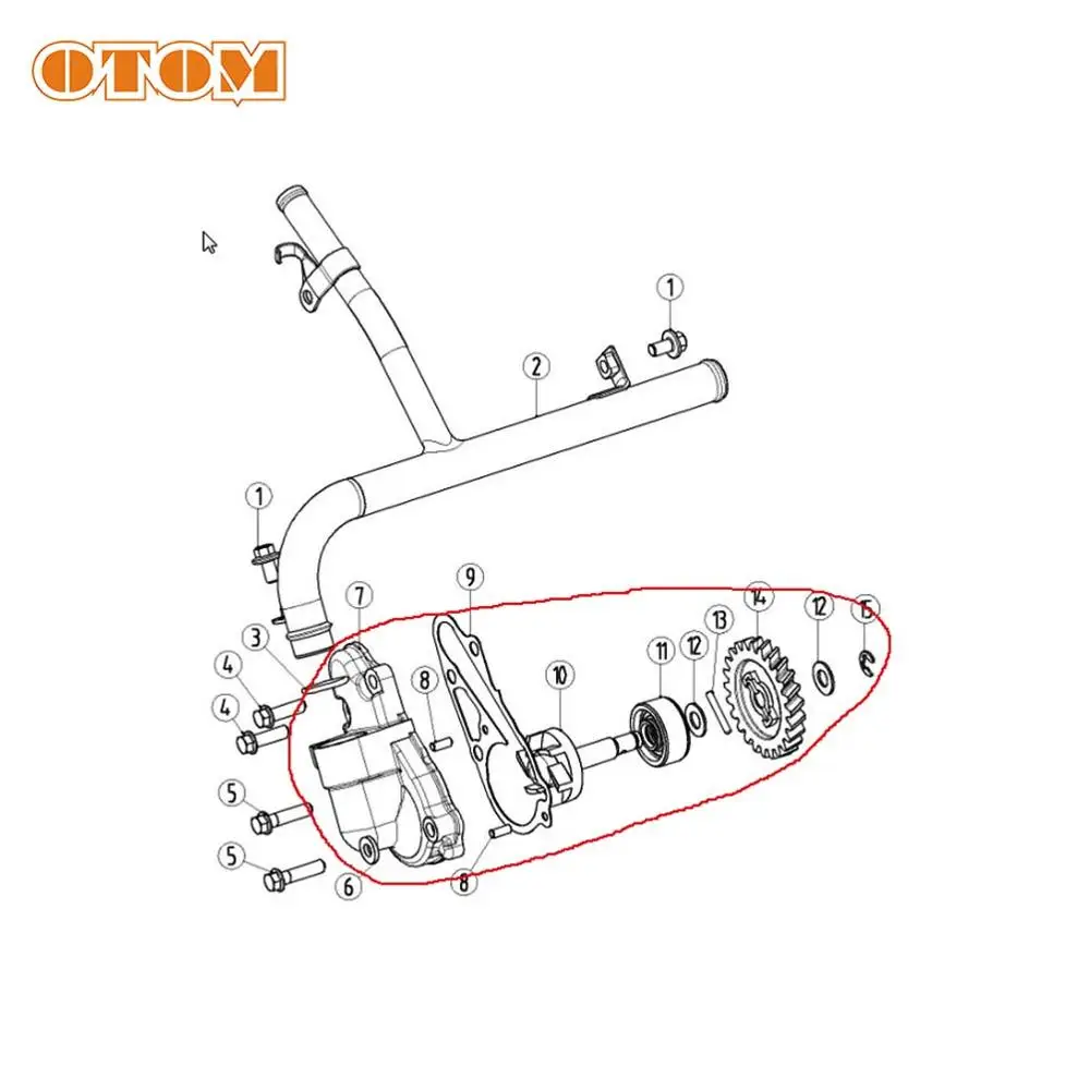 OTOM Complete Water Pump Mecha - Motorcycle Gear Oil 评论和价格
