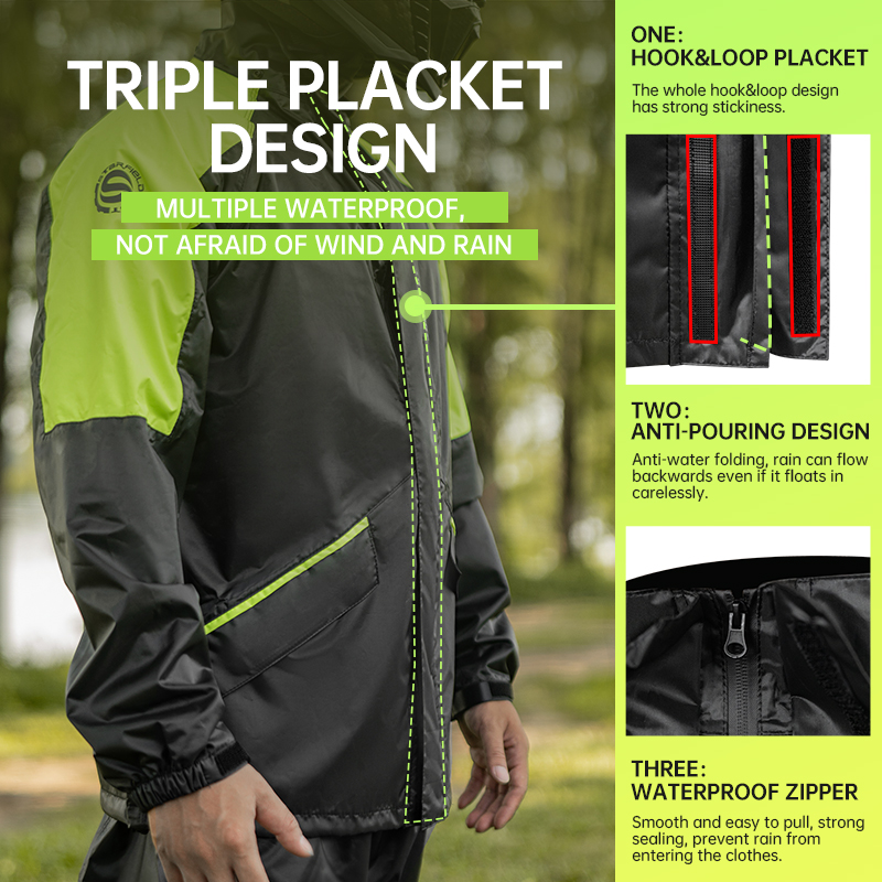 SFK Motorcycle Raincoat Rainpa - Motorcycle Gear For Women 评论和价格