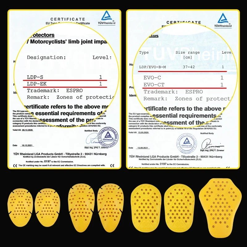 CE-Level 1 Comfortable Motorcy - Motorcycle Gear Protection Levels 评论和价格
