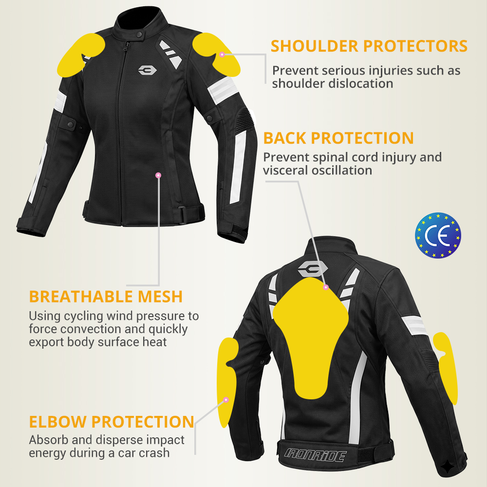 Women Motorcycle Jackets Breat - Motorcycle Wearing Gear 评论和价格