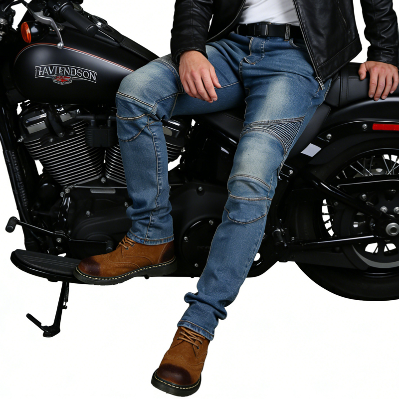 Men's Motorcycle Jeans Blue Di - Motorcycle Wearing Gear 评论和价格